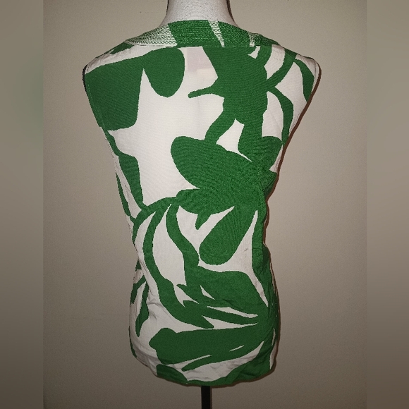 New Figue Green and White Women's Top SZXL - Picture 2 of 6